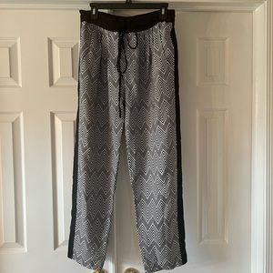 Truth NYC black/white striped pants